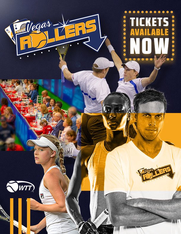 2 pic. I think I’ll stick to looking cute on the sidelines & leave tennis to the pro’s 😜🎾 I’m so excited World Team Tennis & the Vegas Rollers are coming to Vegas this Summer! First match is July 20th. Use code: KAYLA 👈 to get your tickets @ https://t.co/zGpnABadOP https://t.co/cu5NY5zspF
