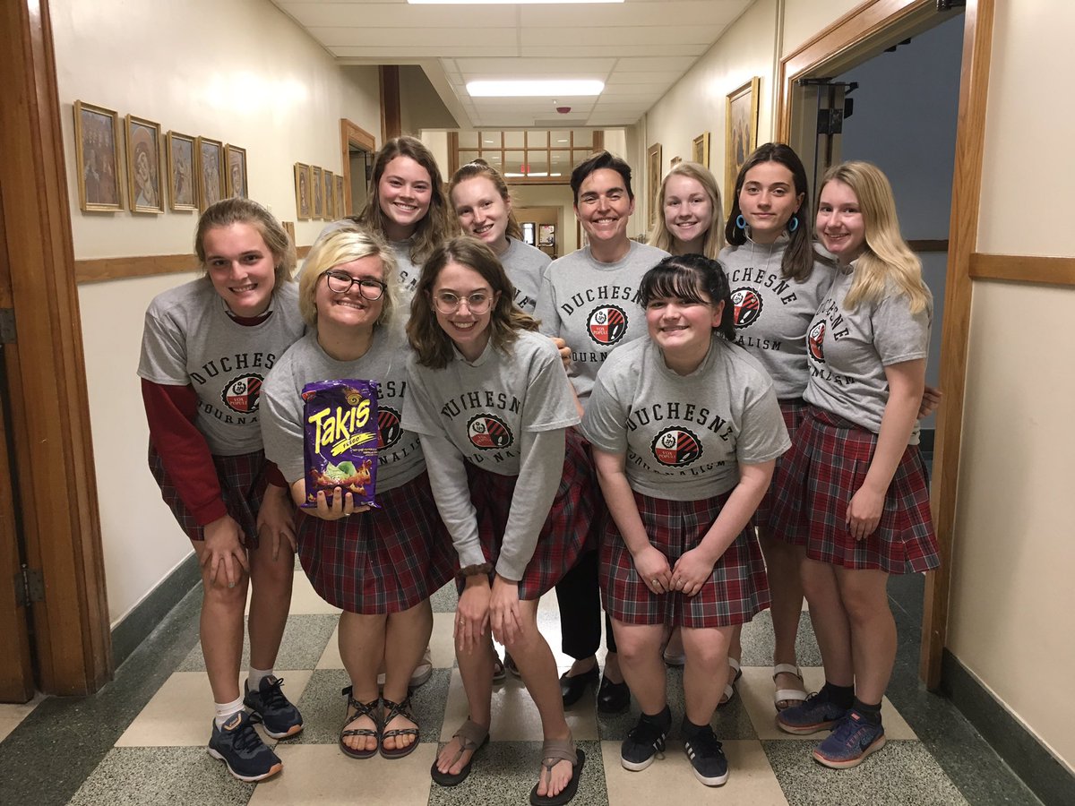 DA_Birdpost's tweet image. Can we taki about how fuego our new shirts are?? 🔥📰Thank you to our staff, Mrs. Hiddleston, and our readers for a great year!