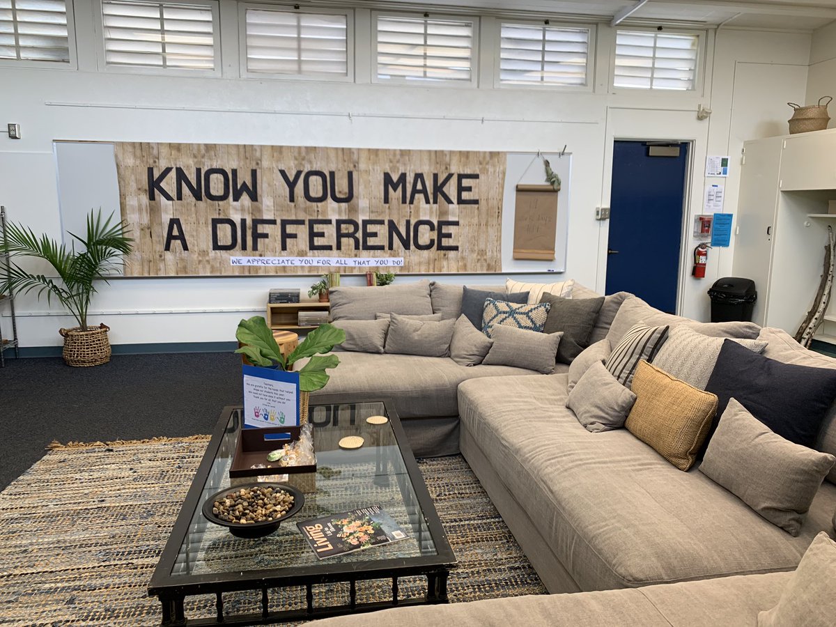 mrsstew13's tweet photo. Feeling extremely appreciated at VP! Thank you @VPLions for our fabulous new staff lounge!!! https://t.co/RHuPYbFBeq