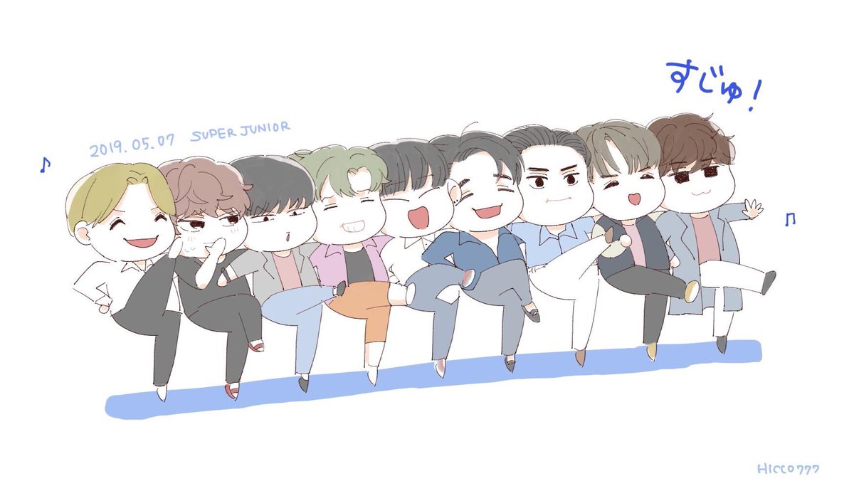 hicco777's tweet photo. すじゅ完全体うれぴー❣️❣️❣️💙💙💙 #superjunior #WelcomeBackKyuhyun #fanart https://t.co/mUMEOVA89I