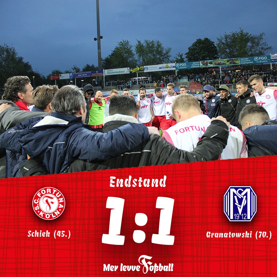 fortuna_koeln's tweet photo. Nach Chancen gewinnen wir. Nach Ergebnis verlieren wir zwei Punkte. #FortunaKöln #FORSVM https://t.co/1pEc0y9qne