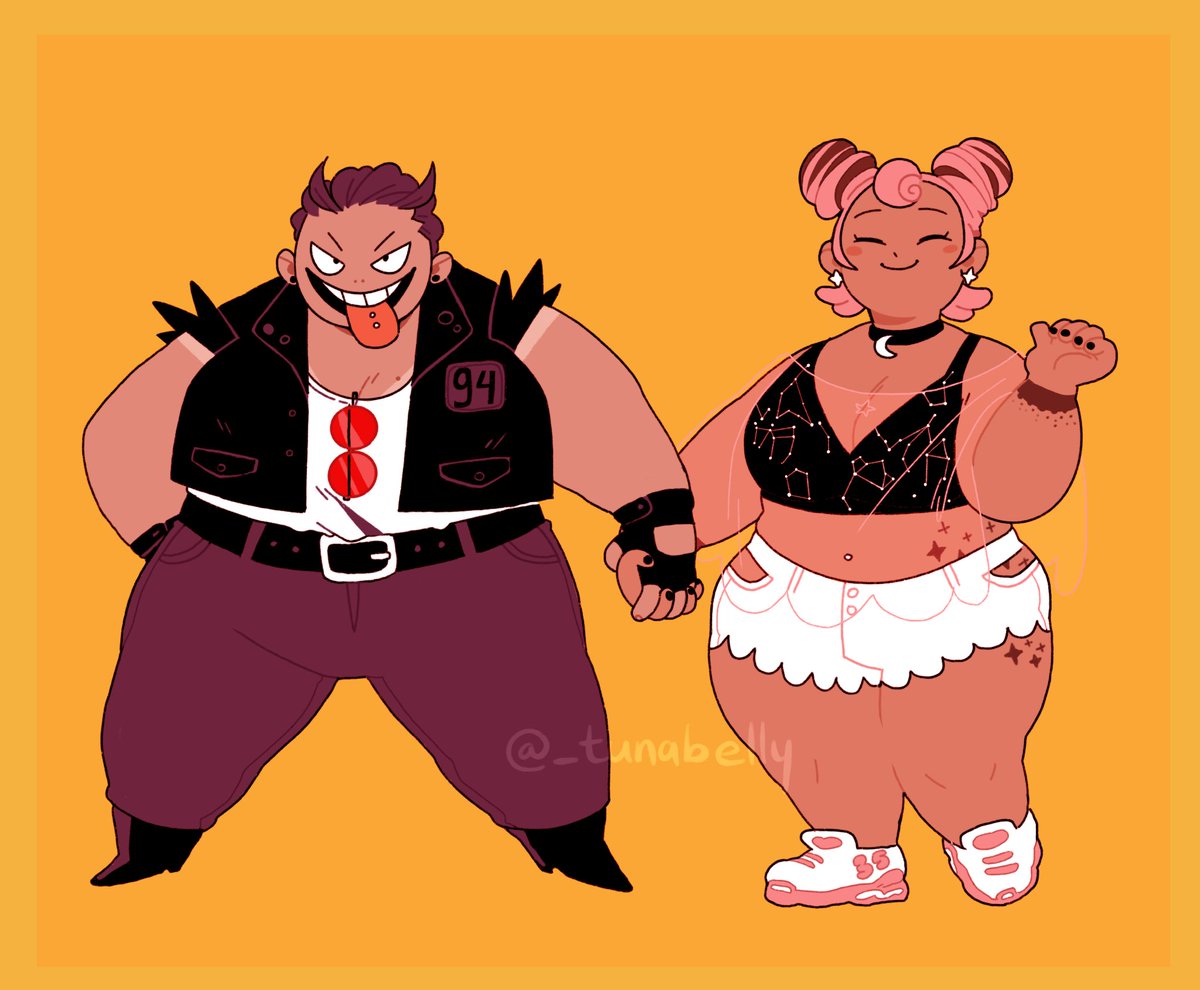 it’s absolutely NOT groundbreaking design but I had to flex my atrophied drawing muscles

they’re girlfriends obviously