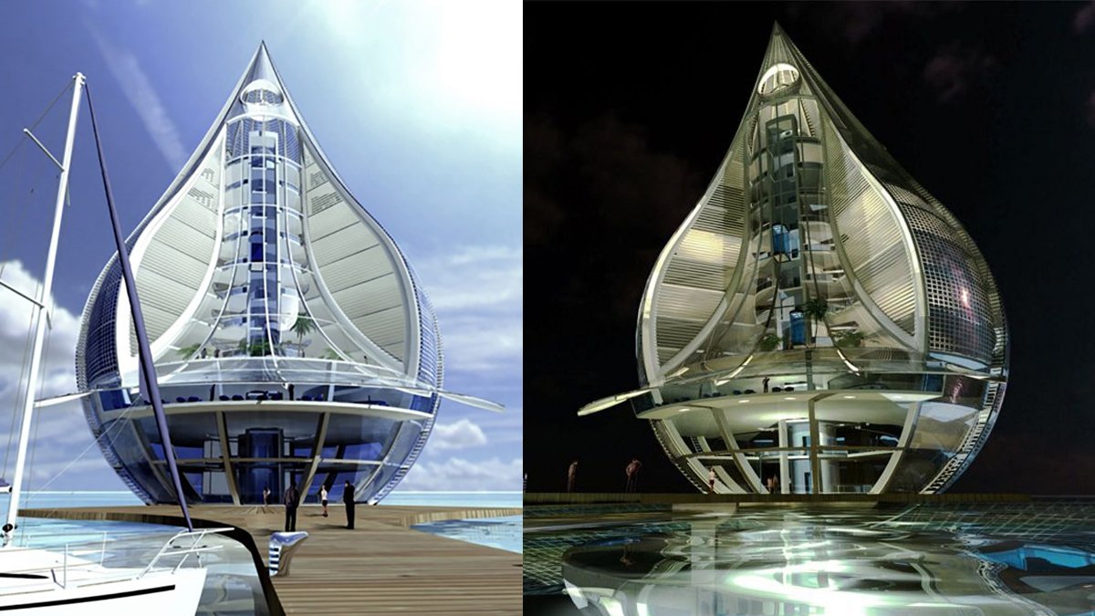 Water Building resort: Un hotel en forma de gota de agua  goo.gl/9Gn286

#VitrinaFerretera #publicidad #gotadeagua #waterbuilding #agua #ecologia #arquitectura #arquitecturasustentable #marketing #revistadigital #revistavitrinaferretera #construccion #ferreterias