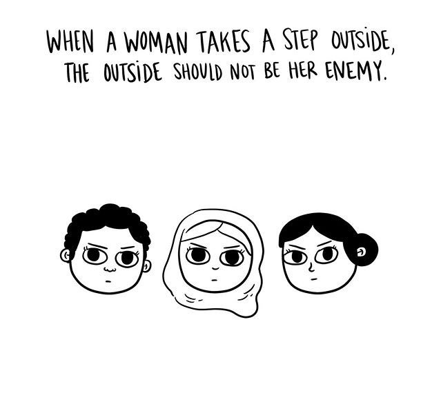 sarahdca_'s tweet photo. WHEN A WOMAN TAKES A STEP OUTSIDE...
credits: Chrostin https://t.co/s7ipEDD4JM