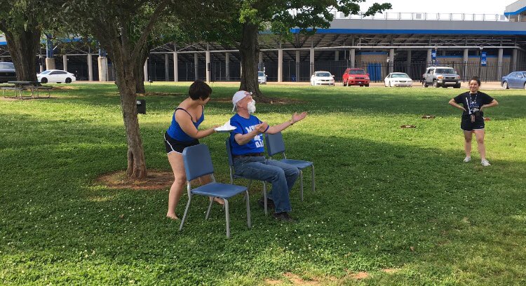 MtsuSomsac's tweet photo. This past Monday, SOMSAC, Delta Omicron &amp; Phi Mu Alpha all co-hosted our very first School of Music Field Day!
We had games, music, a cook-out, Pie the Presidents (including our very own Dr. Parkinson), as well as a great chance to spend time together as a united school of music https://t.co/wufUyRWZID