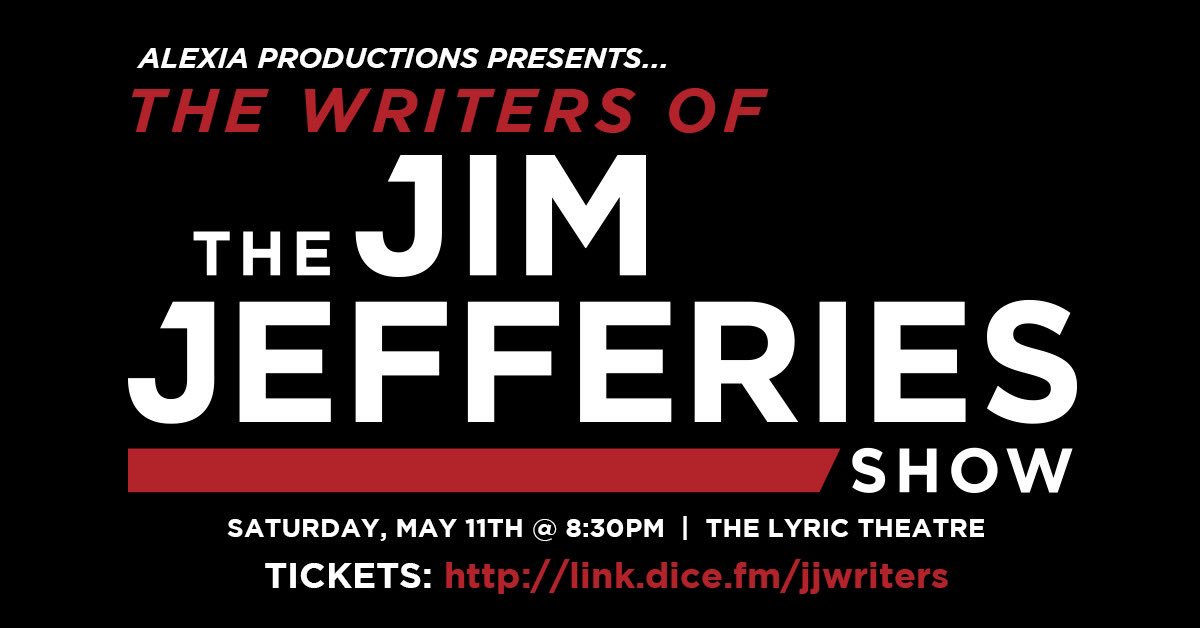 jefferiesshow's tweet photo. Los Angeles! The writers of The Jim Jefferies Show are having a stand up show this Saturday @TheLyricLA. Get your tickets at https://t.co/v5joRZpJq8 https://t.co/rC03EvWrds
