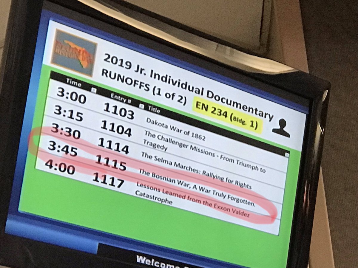 MCPS_Secondary's tweet photo. The journey continues for #MCPS students here at #FHD2019! What an amazing experience! @MarionCountyK12 @Grantham_Greats @wkmcateer4 @HMS_Bulls @OsceolaTweets https://t.co/FTIGmUd9UJ