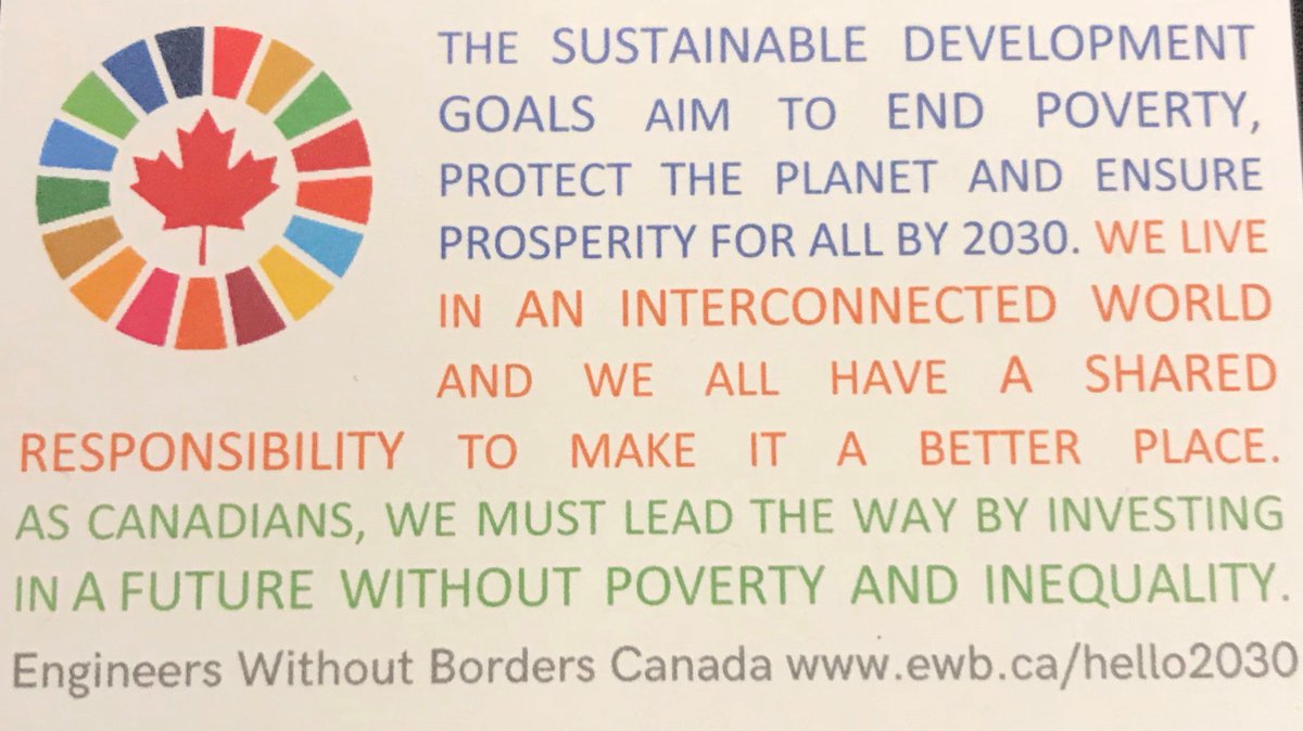 F_ElKhoury's tweet photo. I attended the Engineers Without Borders @ewb reception about the #Hello2030 campaign. I salute the ambition of this organization and its many members. Together, we can build a world of equality, sustainability and prosperity for all! https://t.co/U7sUZsgnqJ