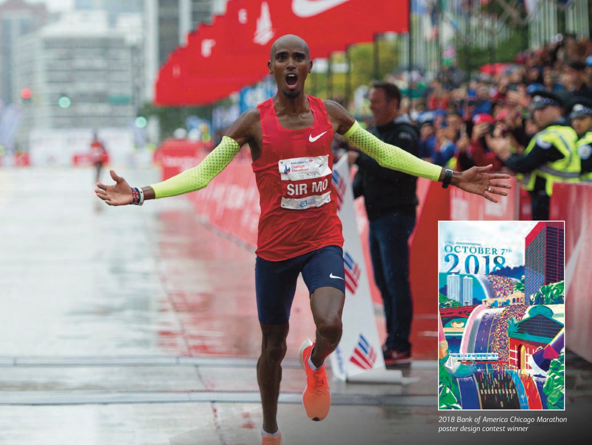 OPEN CALL: 2019 <a href="/BankofAmerica/">Bank of America</a> Chicago Marathon Poster Design Contest

Open to all college students in Chicago. The winner will have their artwork featured as the official poster and receive a $1,000 prize.

Visit chicagomarathon.com/postercontest or email design@cemevent.com for details.