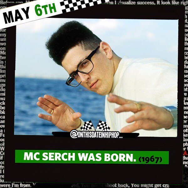 bleepthabastard's tweet photo. #OnThisDateInHipHop, Michael @EmceeSerch Berrin was born. #MCSerch would grow up to: (1) become a member of #3rdBass, (2) release 4 albums [1 solo, 3 as a group (the solo album contains #BackToTheGrill - one of #Nas' 1st appearances on record) m], (3) ex… https://t.co/YAMly94qo1 https://t.co/E8nivsHL20