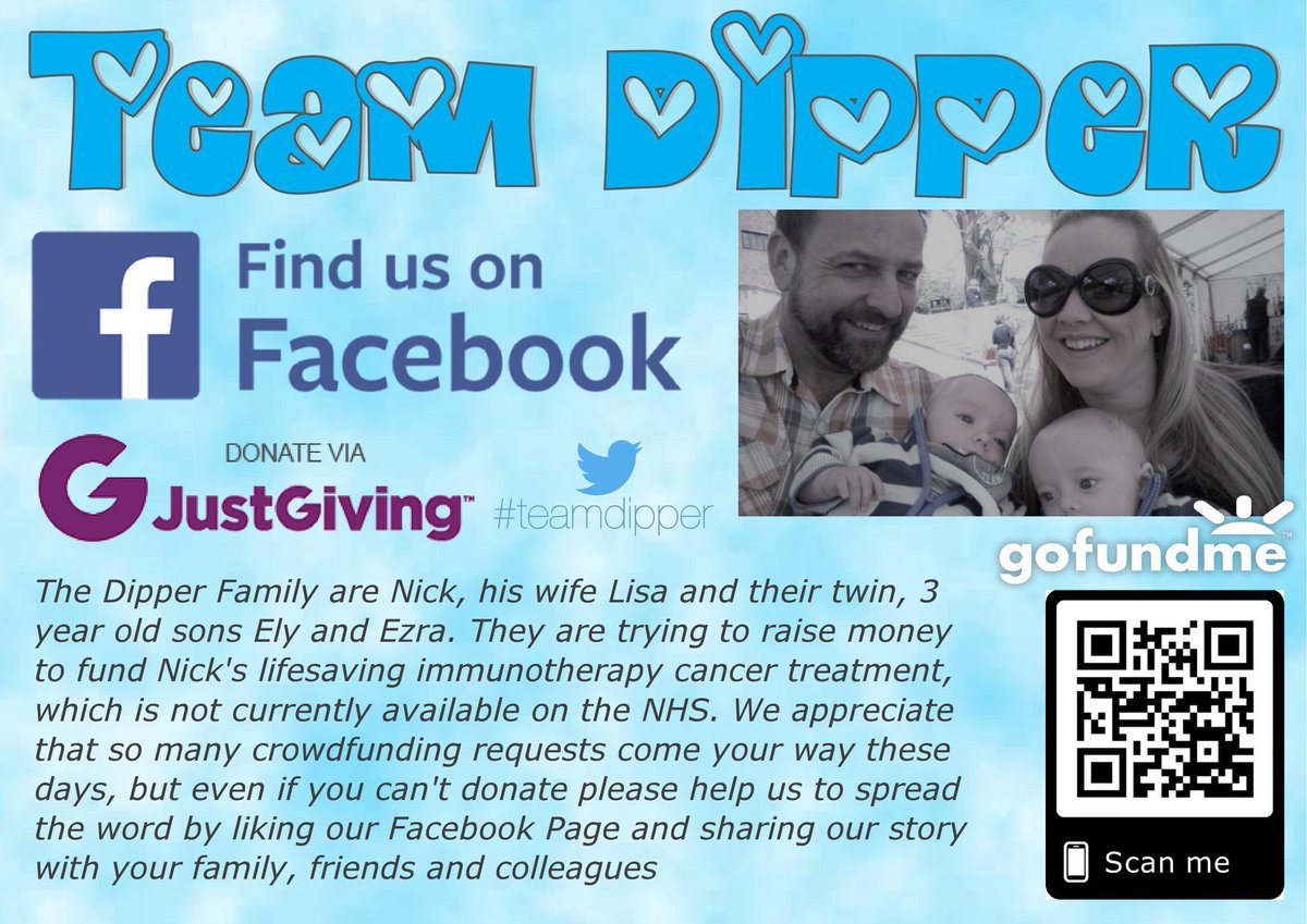 CarolGiles22's tweet photo. Let's get the help for Nick, more than half of the £140,000 needed has been raised in 4 weeks. Please help retweet #TeamDipper thankyou 
#MondayMotivation #royalbaby #Meghan #Harry #Buckinghampalace #Sussexroyal #windsor #itsaboy
https://t.co/L4Kk4gkvNI https://t.co/IPvmLHhwA2