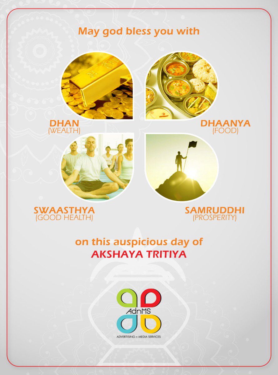 iadnms's tweet photo. "May you witness tremendous luck and good fortune."

Adnms Wishes You all Happy Akshaya Tritiya.
.
.
#adnms #akshaytritiya https://t.co/PMuwTS0Kgw