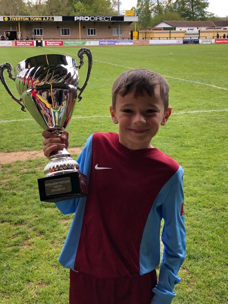 Proud of Stan and his teammates. Devon &amp; Exeter u10s cup winners