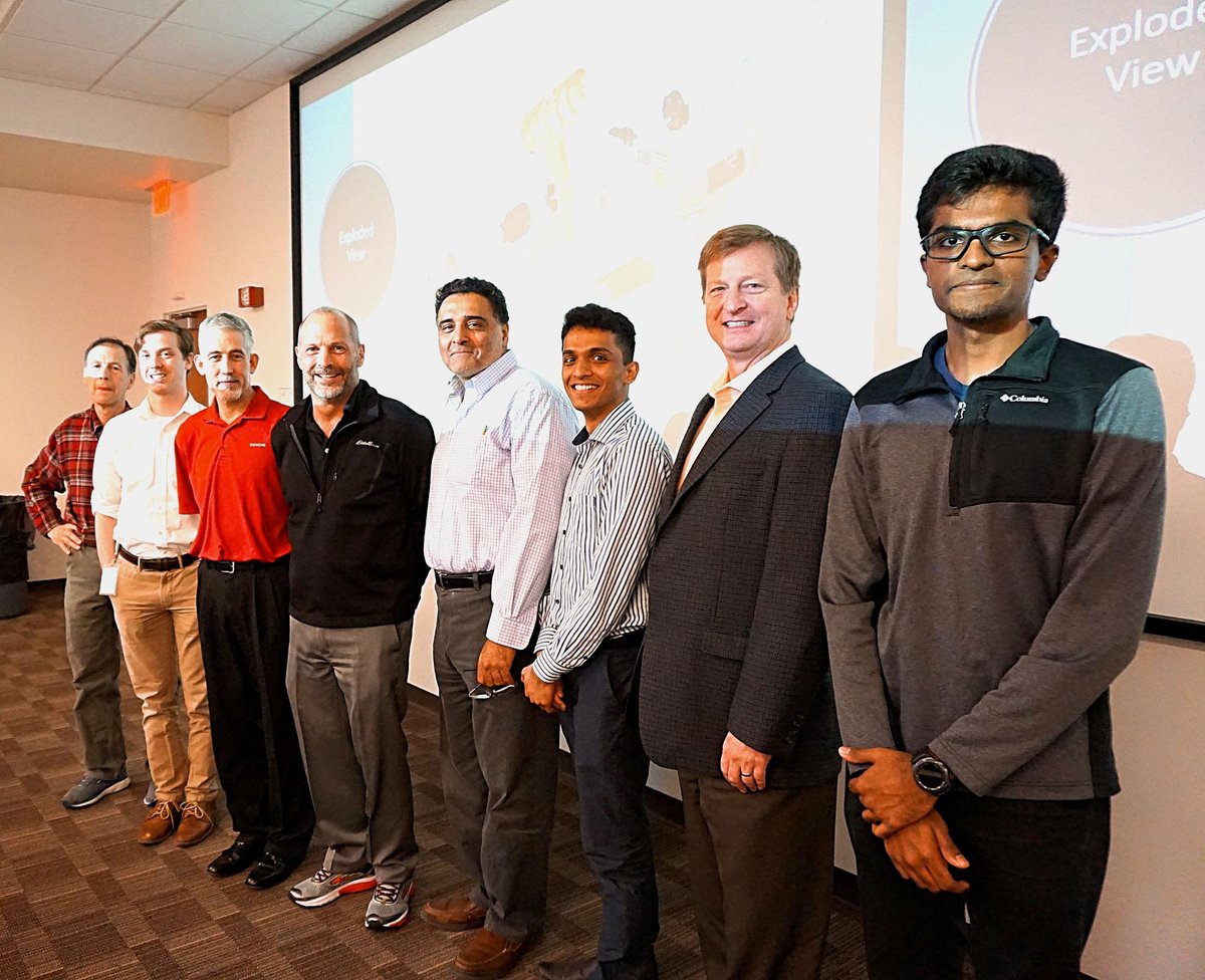 siemenssoftware's tweet image. Congrats to these @uofcincy students! 

 "From what I’ve seen, these students certainly have the technical skills and professionalism expected in industry today." - George Rendell, Senior Director of NX Design.  sie.ag/2V4byCX 

#STEM #weengineerbetter #IngenuityisNX