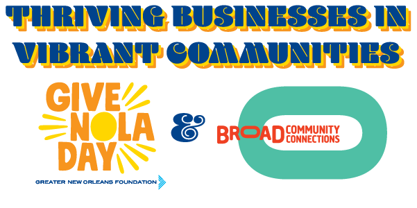 BroCoCo's tweet photo. Tomorrow is the Day!  Support Broad Community Connections on GiveNOLA Day! - https://t.co/NV5MFaM7Z7 https://t.co/rkUF31udBN