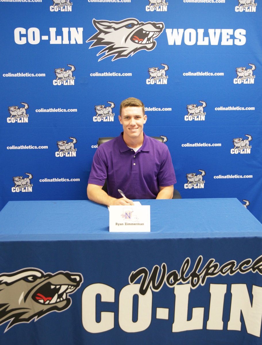 colinathletics's tweet photo. SIGNED ✍️ | Congratulations to @clccbaseball’s Ryan Zimmerman on inking with Northwestern State University to continue his education and collegiate baseball career! 

#BackThePack | #ProudPack https://t.co/qw6SnjfxAe