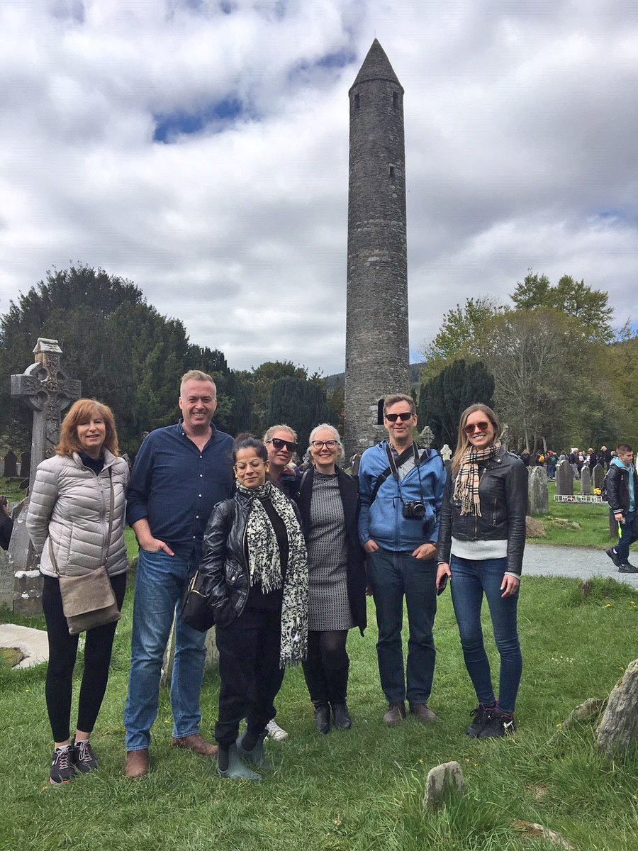 TourismIreland's tweet photo. Canadian journalists visit #IrelandsAncientEast and beautiful Glendalough https://t.co/wdys1skYdI