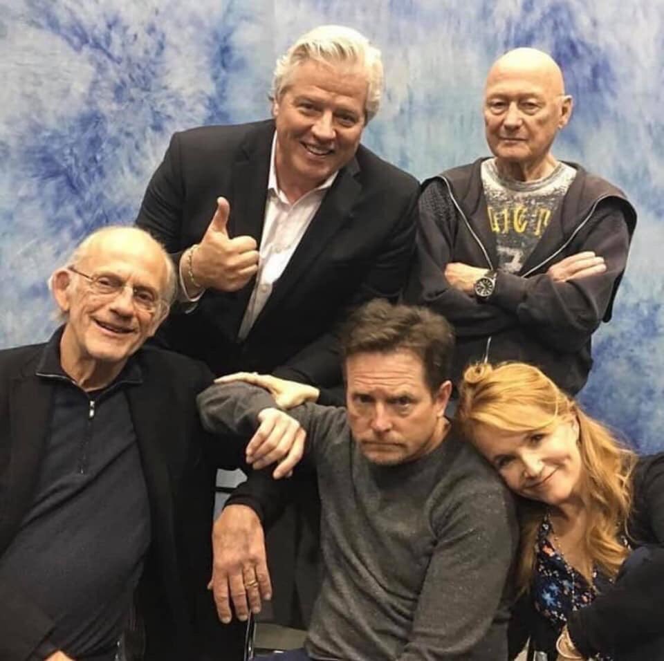 Spent the past two weekends with some special BTTF friends!  @Calgaryexpo @FANEXPODallas 1885 ticket holders will have chances to win some wonderful and very valuable autographed collectibles!  #GoTeamFox  @DocBrownLloyd @LeaKThompson @TomWilsonUSA #JamesTolkan