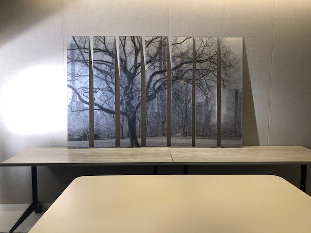 Allsteel's tweet photo. We had a wonderful time hosting ‘The Architectural Landscape of Central Park’ with #Henricksen at our #SoHo showroom! Click through to see snapshots of the displayed photography by Maria Cox (pictured). https://t.co/4USCgA7tTz