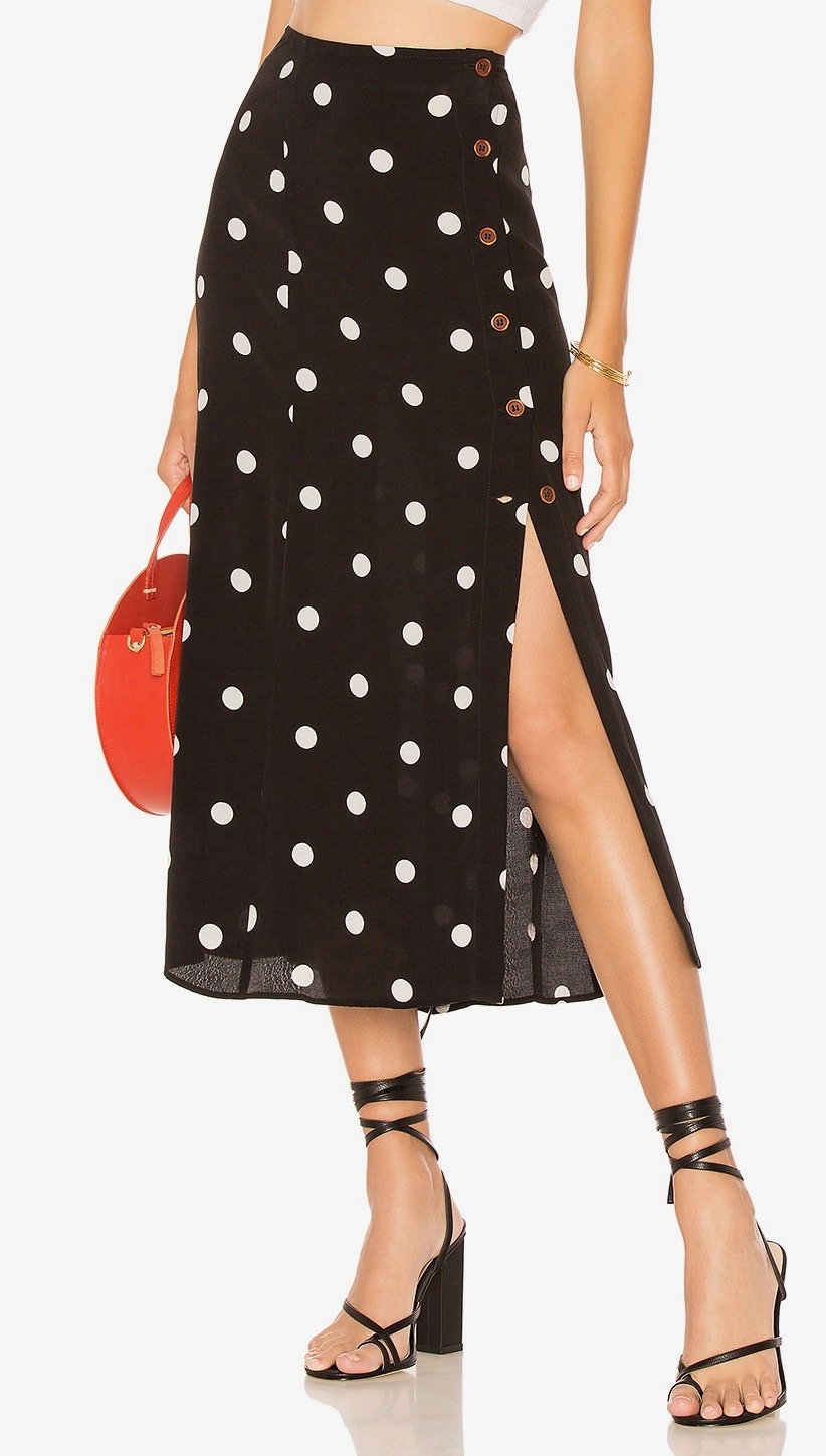 Free people retro hotsell love midi skirt