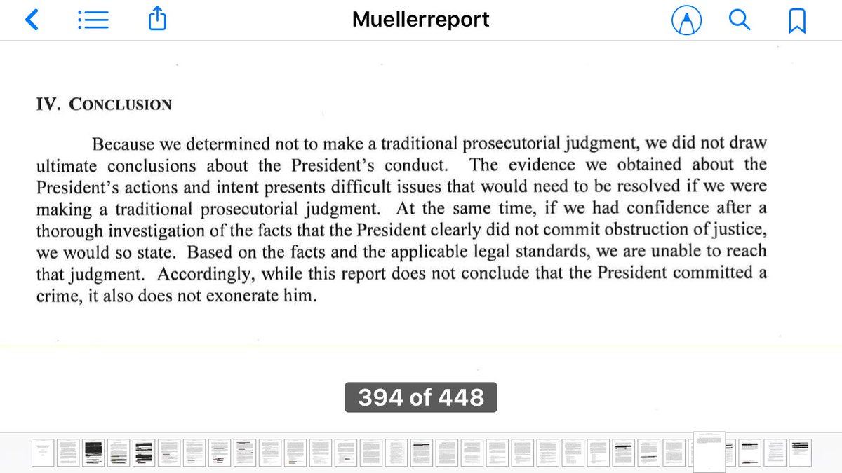 86. After this war for truth and the soul of our nation is behind us, remember these words:* The protection of the criminal justice system from corrupt acts by ANY person determines that no person is “above the law.”Perspective: This report “does not exonerate” Trump.