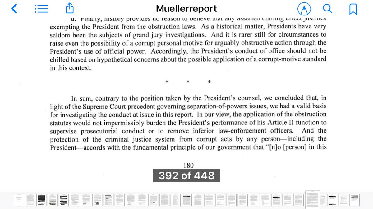 86. After this war for truth and the soul of our nation is behind us, remember these words:* The protection of the criminal justice system from corrupt acts by ANY person determines that no person is “above the law.”Perspective: This report “does not exonerate” Trump.