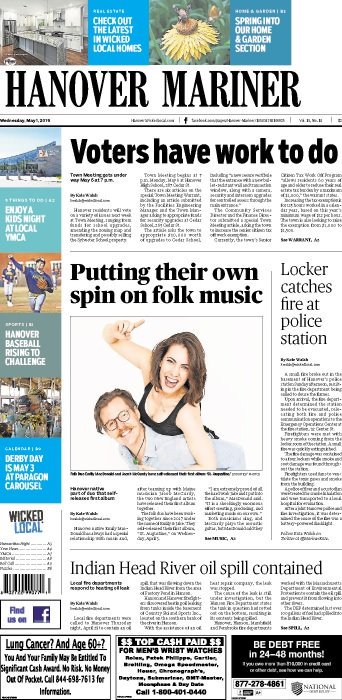 Thanks <a href="/HanoverMariner/">Hanover Mariner</a> for taking the time to write this piece about our self released, debut album St. Augustine! We are extremely grateful <3 

hanover.wickedlocal.com/news/20190501/…