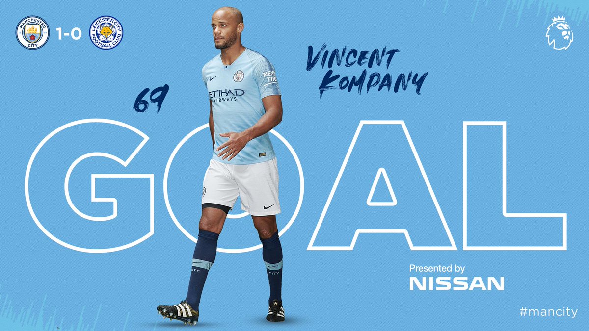 Manchester City (@mancity) on Twitter photo OMG <a href="/VincentKompany/">Vincent Kompany</a> WITH THE MOST RIDICULOUS GOAL!!
ABSOLUTELY INCREDIBLE!
HONESTLY, MAN JUST WOWOWOWOW!
🔵 1-0 🦊 #MCILEI #mancity OMG <a href="/VincentKompany/">Vincent Kompany</a> WITH THE MOST RIDICULOUS GOAL!!
ABSOLUTELY INCREDIBLE!
HONESTLY, MAN JUST WOWOWOWOW!
🔵 1-0 🦊 #MCILEI #mancity