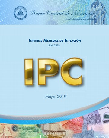 BancoCentralNI's tweet photo. BCN informa sobre inflación al mes de abril 2019 https://t.co/Gmp2j8bYY3 https://t.co/e93Qc1i6rI