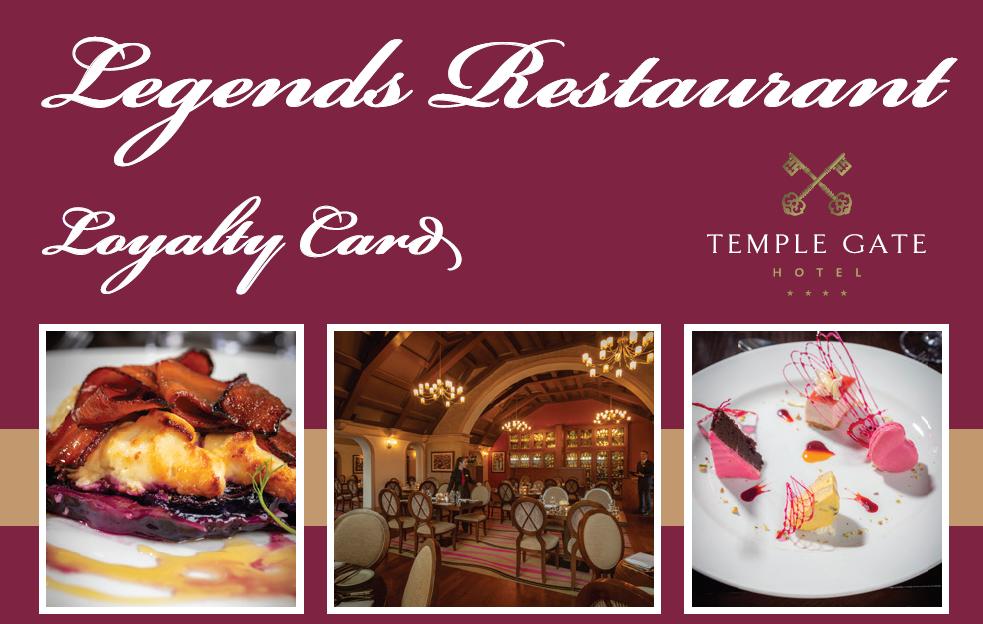 TempleGateHotel's tweet photo. Did you know we have a loyalty card for our Legends Restaurant
Buy 6 three course meals and get the 7th free to the value of €30.00🎉
Don't forgot to ask for your loyalty card the next time you dine in our Legends Restaurant 😁
#Legendsrestaurant #TempleGateHotel #Loyaltycard https://t.co/xZd3SYXFU2