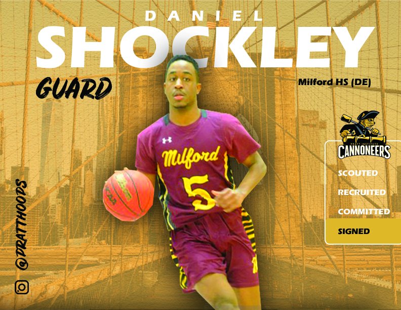 Max Sass (@msass31) on Twitter photo ⚡️SHOCK!⚡️
Daniel Shockley is a 6'2" G from <a href="/MilfordMBB_/">Milford Basketball</a> in Milford, DE.
He averaged 15 PPG/5 RPG/ 4 APG as a senior and was named a Top 15 player in the state by the DIBCA!
Daniel is studying Construction Management at Pratt! 👷🏾♂️🏗️#CannoneerPride ⚡️SHOCK!⚡️
Daniel Shockley is a 6'2" G from <a href="/MilfordMBB_/">Milford Basketball</a> in Milford, DE.
He averaged 15 PPG/5 RPG/ 4 APG as a senior and was named a Top 15 player in the state by the DIBCA!
Daniel is studying Construction Management at Pratt! 👷🏾♂️🏗️#CannoneerPride