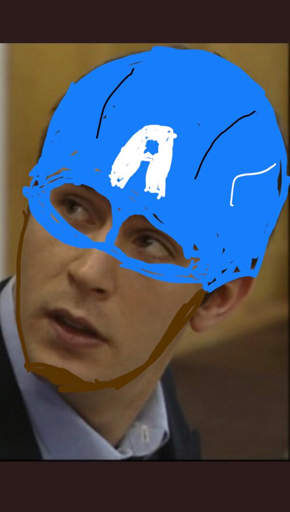 RalfLittle's tweet photo. “I can’t believe Anna cheated on me and yet, I can do this all day” #Avengers:ThisLife #CaptainA-Miles-rica https://t.co/8cvvWYHjEO