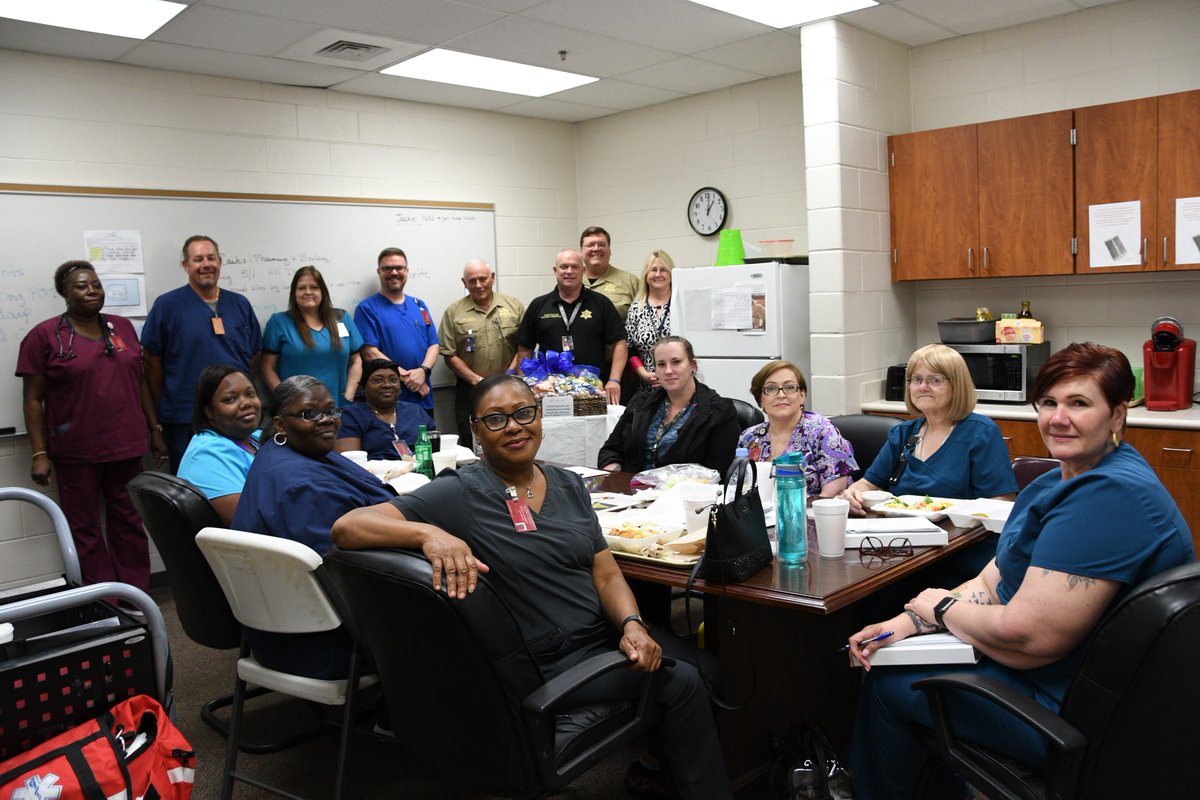 It's Nurse Appreciation Week! We treated the CCSO nurses with a basket of snacks and goodies! #ChathamSheriffStrong #NursesWeek2019