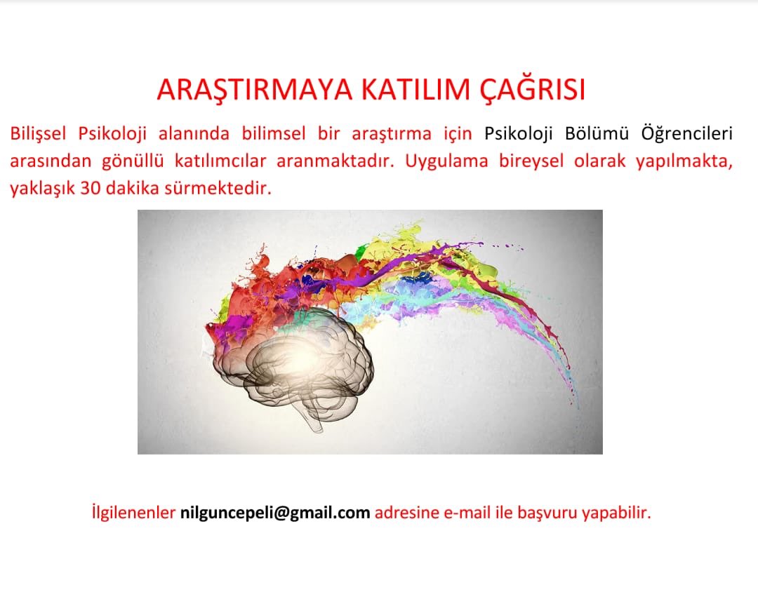 Katılmak isteyenleri bölümümüze bekleriz ..