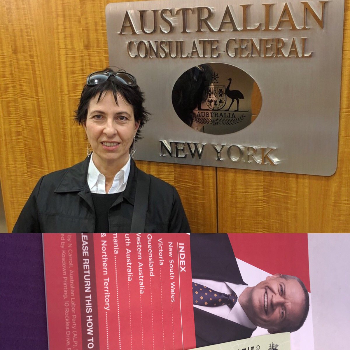 PortDouglasSK's tweet image. Voted today in #nyc #auspol No sign of cigar smoking Joe Hockey handing out #howtovote cards at the Australian Consulate. #newyork