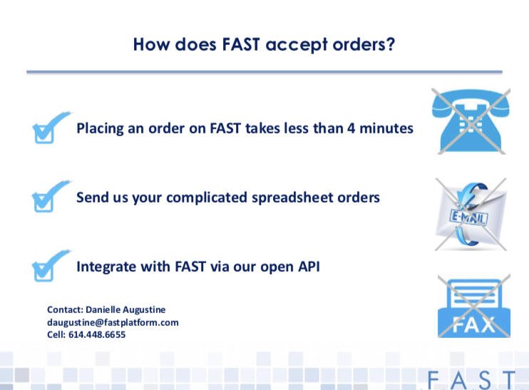 Ready to simplify your life? FAST can receive your decorated apparel orders in a variety of ways, all with 100% customer satisfaction guaranteed!