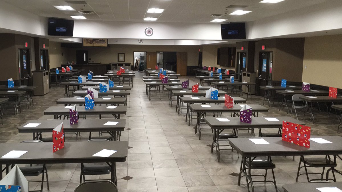Exam Hall #1 is set up! We are ready for the DP exams to begin!
#DPClife