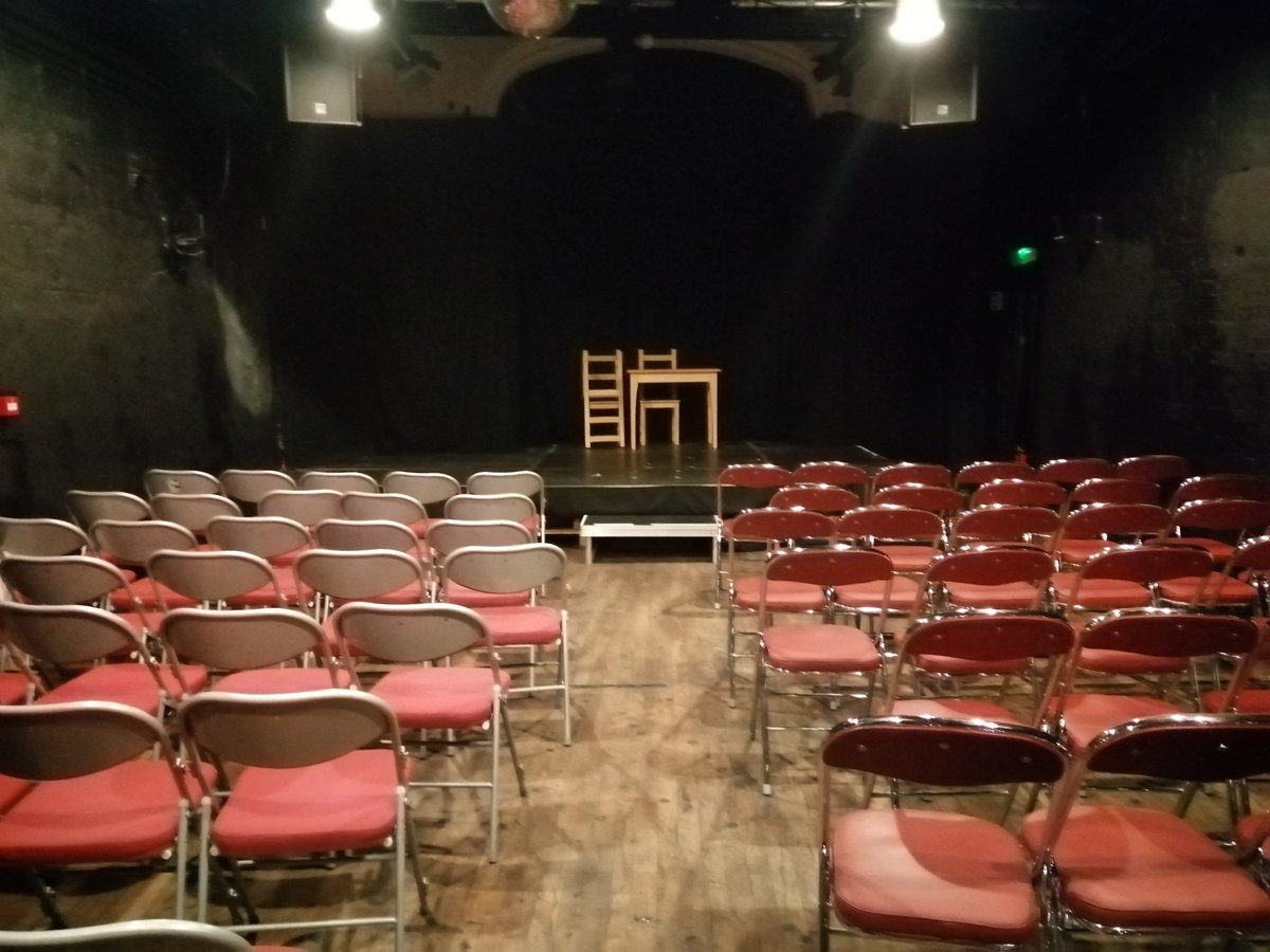 PrecariatC's tweet photo. This was us set up and ready to go before opening night... Enjoyed a fantastic audience. Thank you so much!

What a way to start the run! @Rialto_Brighton #BrightonFringe #wmyfshow #brightonfringe2019 https://t.co/7pOcbok4MG