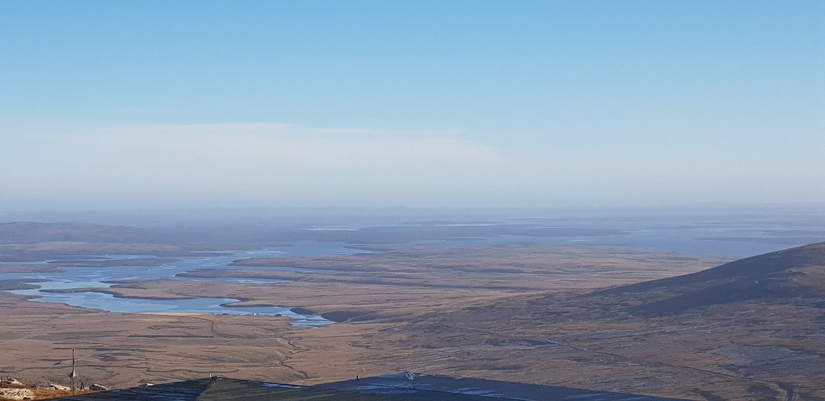 Today in the #Falklands we looked at risk and reward, and preparation and resourcing. Amazing views from the top of Mount Kent  @NAM_London #battlefieldstudy