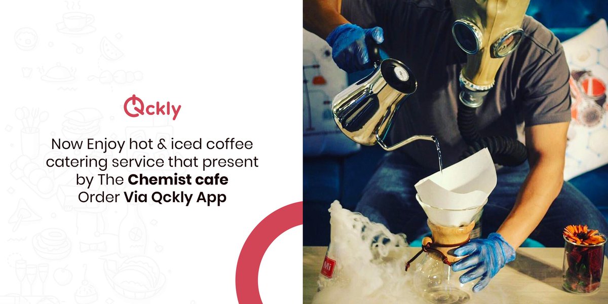 Qcklycom's tweet image. Now Enjoy hot &amp;amp; iced #coffee catering service that present by The chemist cafe, Order Via Quickly.com

#Qatar #Doha