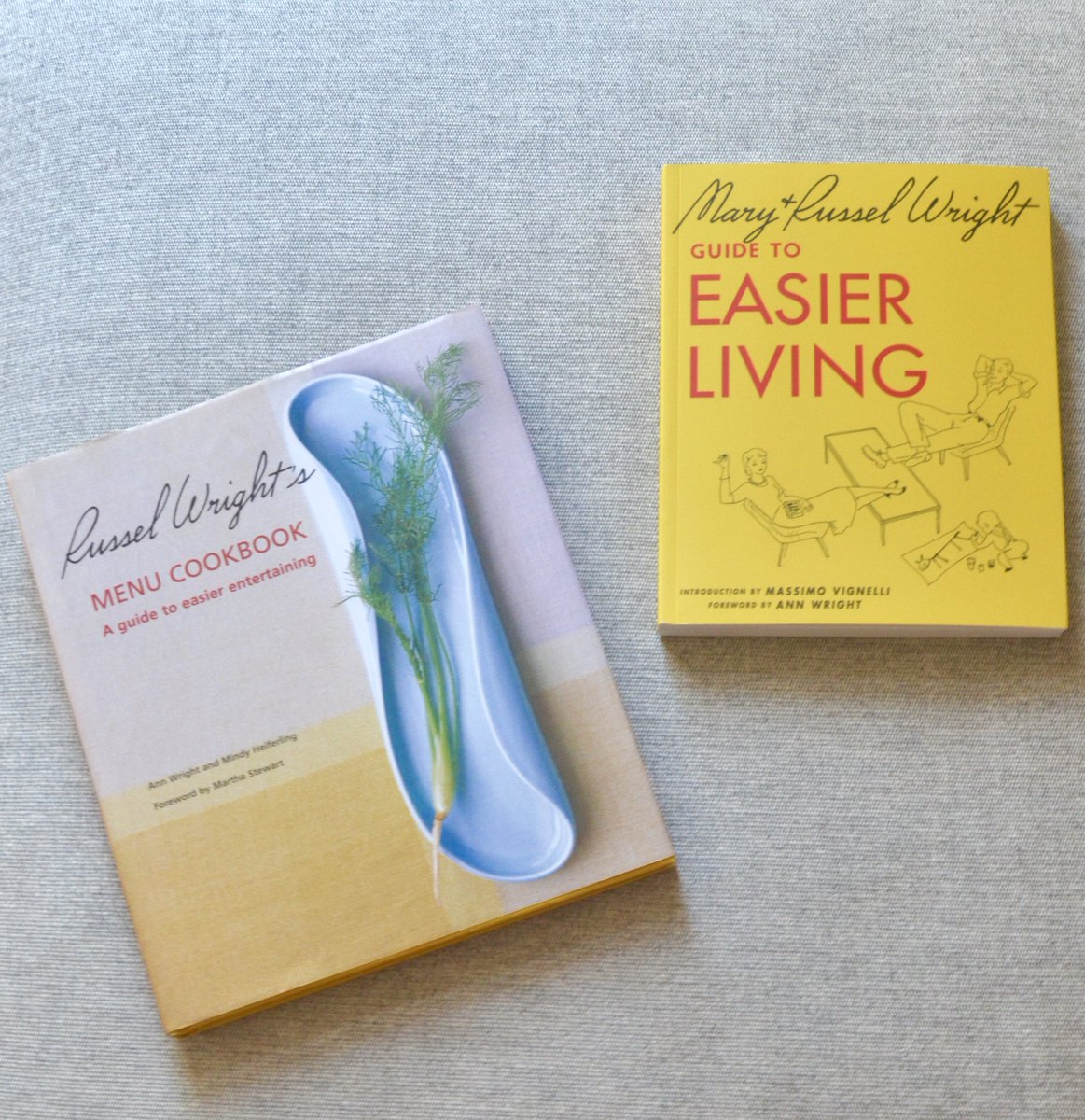 getensembl's tweet photo. giveaway! inspired by award winning architects matt burgermaster and lucy stoll, you can win: 

russel wright's menu cookbook "a guide to easier entertaining " and mary + russel wright's "guide to easier living" on MAY 17

ENTER: https://t.co/QHNcehBHSj https://t.co/lB26K1jdKm