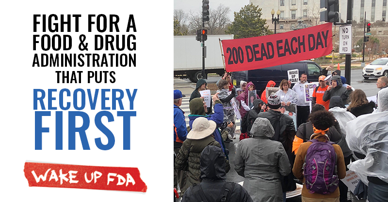 WakeUpFDA's tweet photo. .@RealDonaldTrump MUST appoint a @US_FDA Commissioner who puts #RecoveryFirst for us to have any chance of overcoming the #OpioidCrisis. Take action here: https://t.co/DqjdD647nF 

#WakeUpFDA! https://t.co/QmHRLaxhCN