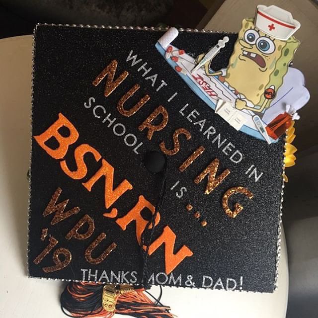 Twillyp's tweet photo. our future nurses👩⚕️🏥💁♀️are #WPUNJ2019 ready with their #capsofwp https://t.co/JVwhtQZNyI