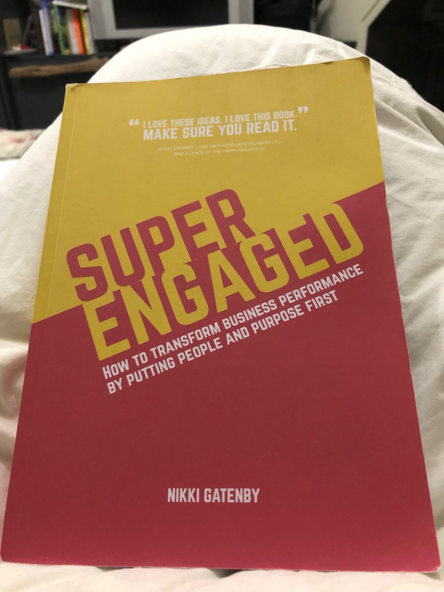 Fordiham's tweet photo. Starting cover-to-cover read of this book on how to super-engage your workforce & impact. ‘Top 25% most engaged companies enjoy 200% more annual profit than lowest 25%.’ Hold on tight readers! #futureofwork #humanworkplaces @NikkiGatenby https://t.co/RAyamdBmQF
