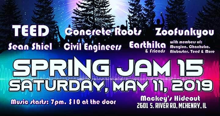 Concreterootz's tweet photo. 🚨 ATTN. SUBURBS🚨
This #Saturday (5/11) we'll be at #SpringJam15 @MackeysHideout in #Mchenry #Illinois! Come get down!
.
.
.
#TheConcreteRoots #ChiTownReggae #ChicagoReggae #IllinoisReggae #MidwestReggae #ChicagoMusic #SpringJam2019 #MackeysHideout #MondayMotivation #LiveMusic https://t.co/ySxxd4OeQv