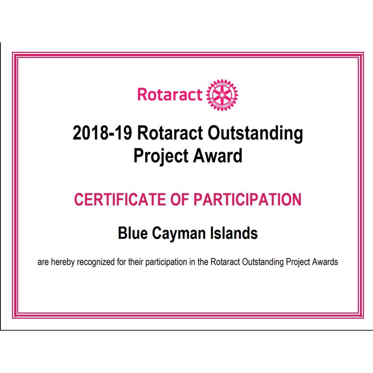 RotaractBlue's tweet photo. Congratulations to us for receiving a Zone 34 Public Image Citation at last week’s Rotary 7020 District Conference.
Special congrats to all the Cayman clubs on their achievements.
#Rotaract #rotaractblue #rotaractd7020 #rd7020flock #rotary #betheinspiration #caymanislands https://t.co/9AD9l87CVC