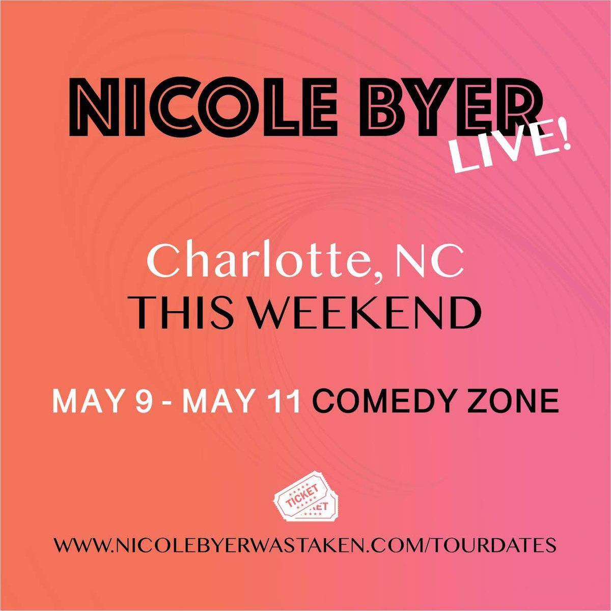 Nicole Byer On Twitter Hi You Can Get Tickets To This Weekend By Clicking The Link In My Bio Okay Thank You Bye Bye twitter