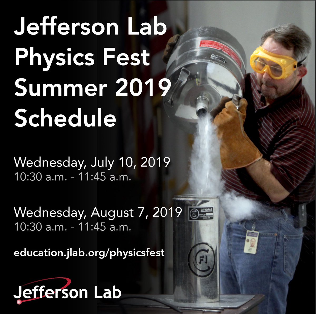 JLab_News's tweet photo. Happy #RevengeoftheSixth day! Jedis & Jedi younglings are invited to sign up for #PhysicsFest, an interactive #science and #technology experience at #JeffersonLab. https://t.co/MTwf5Vw4Dd https://t.co/HbaVZwV8rM