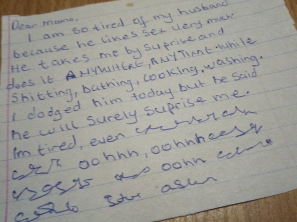 Hmmmmm......Wonder why the handwriting became bad