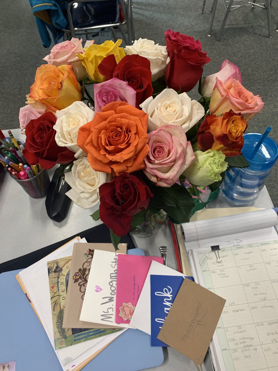 Grateful for such wonderful families - thank you 5W for making me feel so loved during Teacher Appreciation Week!